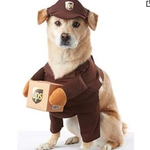 UPS Pal Dog Costume - Size Large Brand New - Never Used